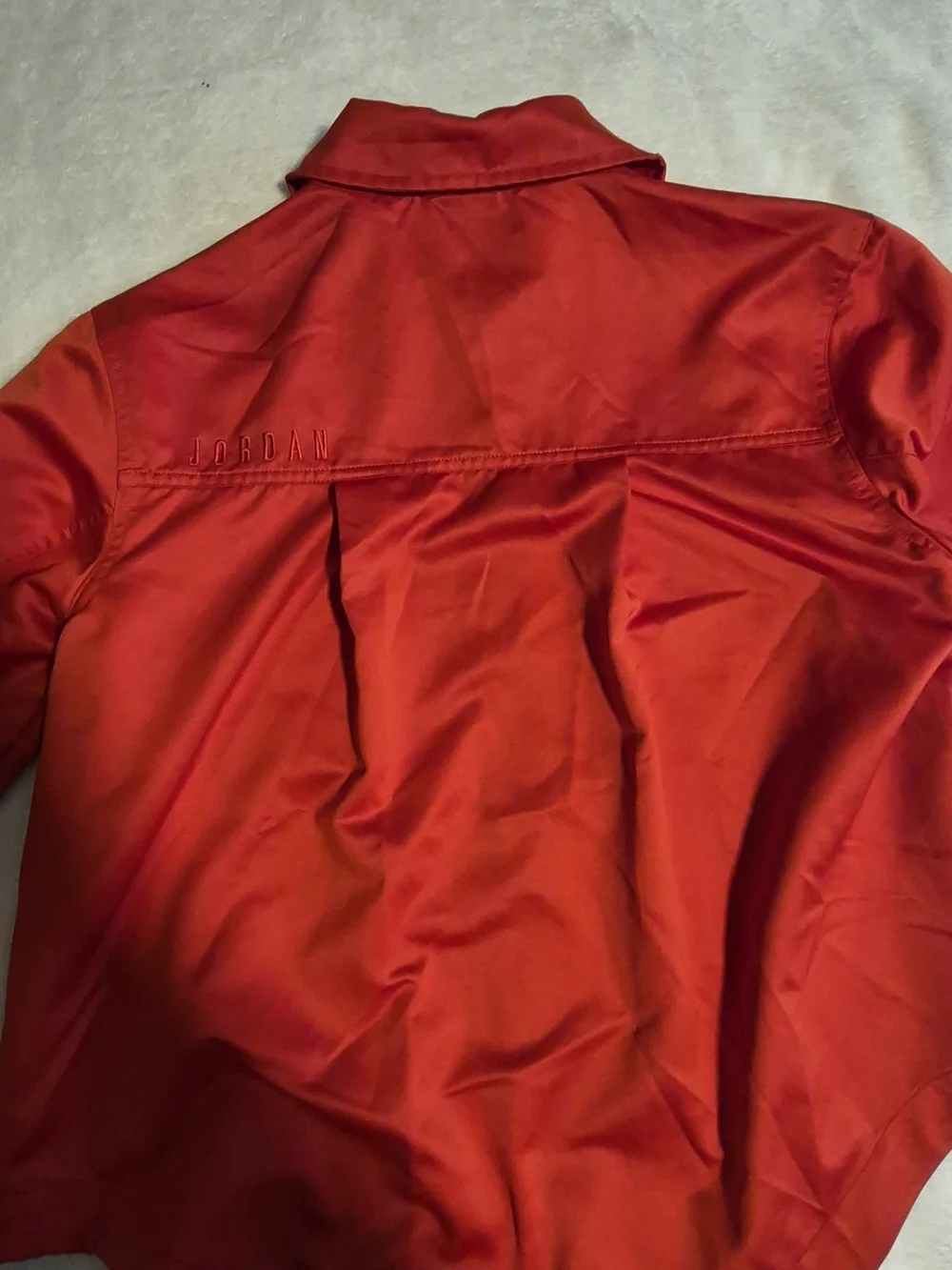 Jordan Red Zip Jacket with Jumpman Logo